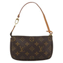 LOUIS VUITTON Monogram Mini Pochette Accessoires Pouch N41667 LV Auth 180767SAV-3