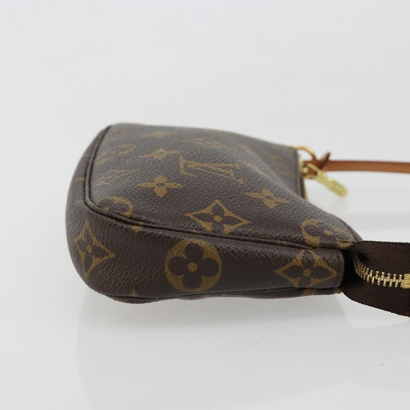 LOUIS VUITTON Monogram Mini Pochette Accessoires Pouch N41667 LV Auth 180767SAV