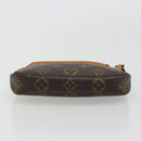 LOUIS VUITTON Monogram Mini Pochette Accessoires Pouch N41667 LV Auth 180767SAV-9