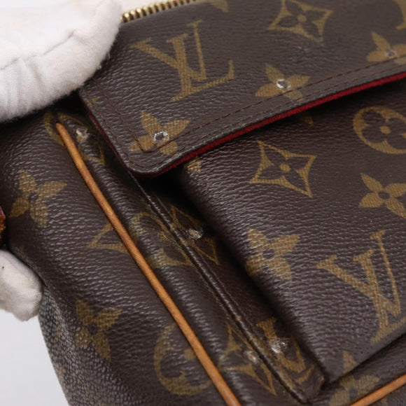 LOUIS VUITTON Monogram Viva Cite PM Shoulder Bag M51165 LV Auth 180768