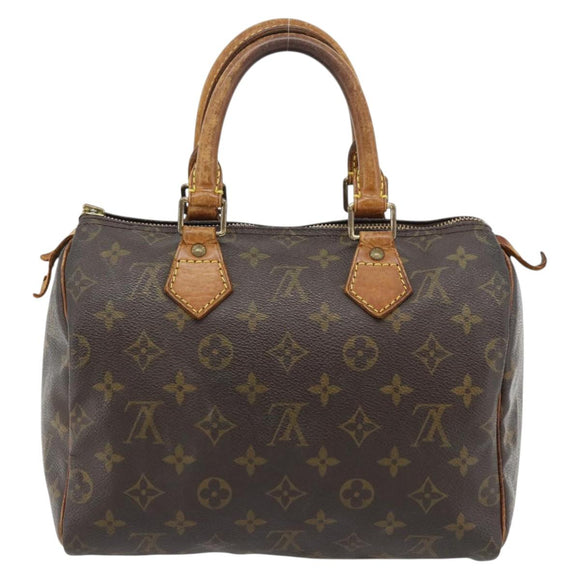 LOUIS VUITTON Monogram Speedy 25 Hand Bag M41528 LV Auth 180770