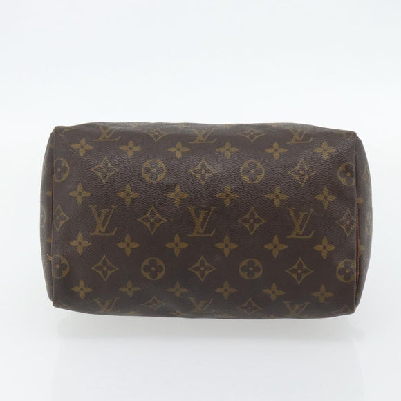 LOUIS VUITTON Monogram Speedy 25 Hand Bag M41528 LV Auth 180770