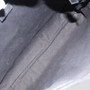 GUCCI GG Canvas Shoulder Bag Black Silver 122791 Auth 180778-11