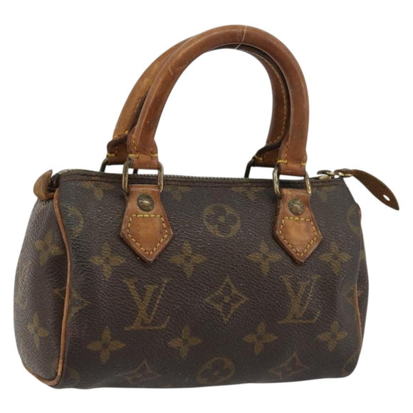 LOUIS VUITTON Monogram Mini Speedy Handtas M41534 LV Auth 180791