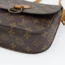 LOUIS VUITTON Monogram Saint Cloud MM Schoudertas M51243 LV Auth 180793-15