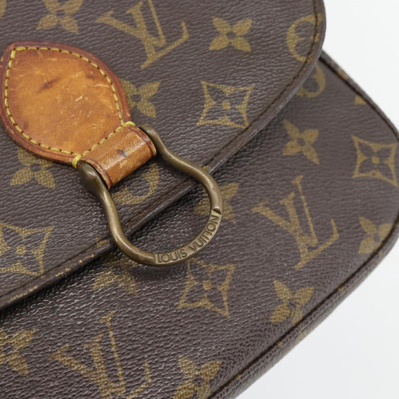 LOUIS VUITTON Monogram Saint Cloud MM Schoudertas M51243 LV Auth 180793
