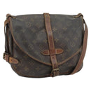 LOUIS VUITTON Monogram Saumur 30 Shoulder Bag M42256 LV Auth 180794-1