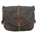 LOUIS VUITTON Monogram Saumur 30 Shoulder Bag M42256 LV Auth 180794-13