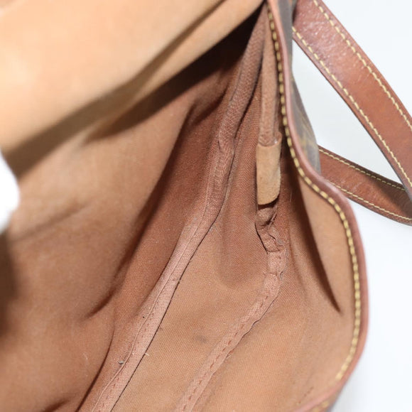 LOUIS VUITTON Monogram Saumur 30 Shoulder Bag M42256 LV Auth 180794