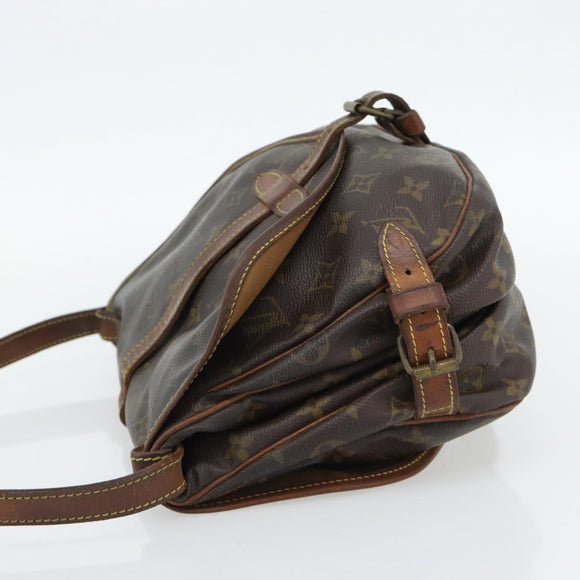 LOUIS VUITTON Monogram Saumur 30 Shoulder Bag M42256 LV Auth 180794
