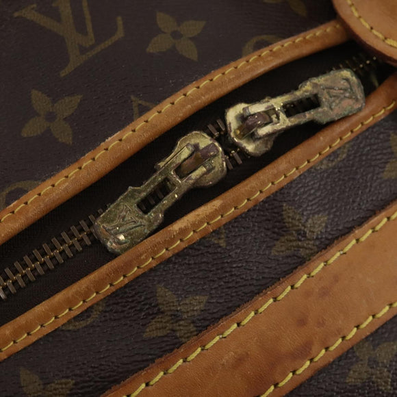 LOUIS VUITTON Monogram Sac Chasseur 55 Boston Bag M41922 LV Auth 180795