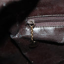 GUCCI Bamboo Shoulder Bag Leather 2way Brown Gold 001 1577 Auth 180797-21