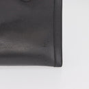 GUCCI Bamboo Tote Bag Leather Black Gold Auth 180798-5