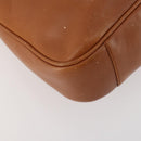 GUCCI Bamboo Shoulder Bag Leather 2way Brown Gold 001 2113 1638 Auth 180799-13