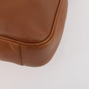 GUCCI Bamboo Shoulder Bag Leather 2way Brown Gold 001 2113 1638 Auth 180799-14