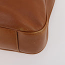 GUCCI Bamboo Shoulder Bag Leather 2way Brown Gold 001 1577 Auth 180800-12