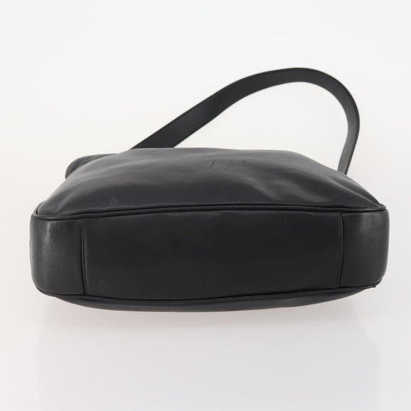 GUCCI Bambus Umhängetasche Leder 2-Wege Schwarz Gold 001 1577 Auth 180801