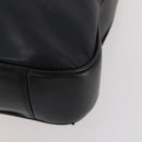 GUCCI Bambus Umhängetasche Leder 2-Wege Schwarz Gold 001 1577 Auth 180801-12