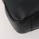 GUCCI Bambus Umhängetasche Leder 2-Wege Schwarz Gold 001 1577 Auth 180801-13