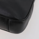 GUCCI Bambus Umhängetasche Leder 2-Wege Schwarz Gold 001 1577 Auth 180801-14