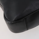 GUCCI Bambus Umhängetasche Leder 2-Wege Schwarz Gold 001 1577 Auth 180801-15
