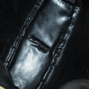 GUCCI Bambus Umhängetasche Leder 2-Wege Schwarz Gold 001 1577 Auth 180801-16