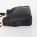 GUCCI Bambus Umhängetasche Leder 2-Wege Schwarz Gold 001 1577 Auth 180801-5
