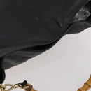 GUCCI Bambus Umhängetasche Leder 2-Wege Schwarz Gold 001 1577 Auth 180801-6