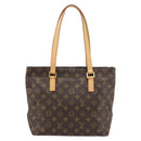 LOUIS VUITTON Monogram Cabas Piano Tote Bag M51148 LV Auth 180811SAV-2