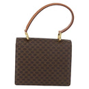 CELINE Macadam Canvas Hand Bag PVC Leather Brown Gold Auth 180815A-2