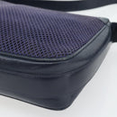 GUCCI Shoulder Bag Leather Purple Gold Auth 180820-15