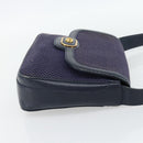 GUCCI Shoulder Bag Leather Purple Gold Auth 180820-4