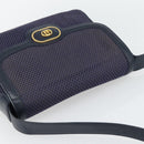 GUCCI Shoulder Bag Leather Purple Gold Auth 180820-6