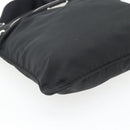 PRADA Shoulder Bag Nylon Black Silver Auth 180821A-15