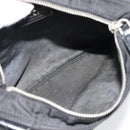 PRADA Shoulder Bag Nylon Black Silver Auth 180821A-11