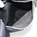 PRADA Shoulder Bag Nylon Black Silver Auth 180821A-23