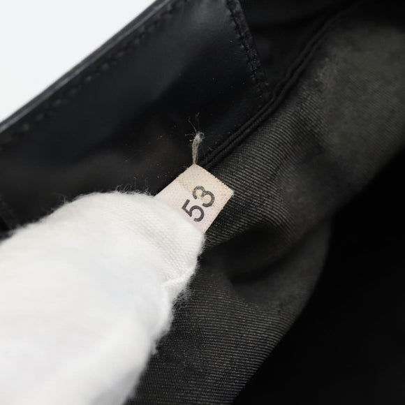 PRADA Shoulder Bag Nylon Black Silver Auth 180821A