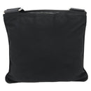 PRADA Shoulder Bag Nylon Black Silver Auth 180821A-2