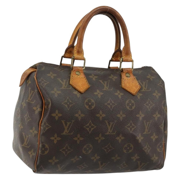 LOUIS VUITTON Monogram Speedy 25 Hand Bag M41528 LV Auth 180823