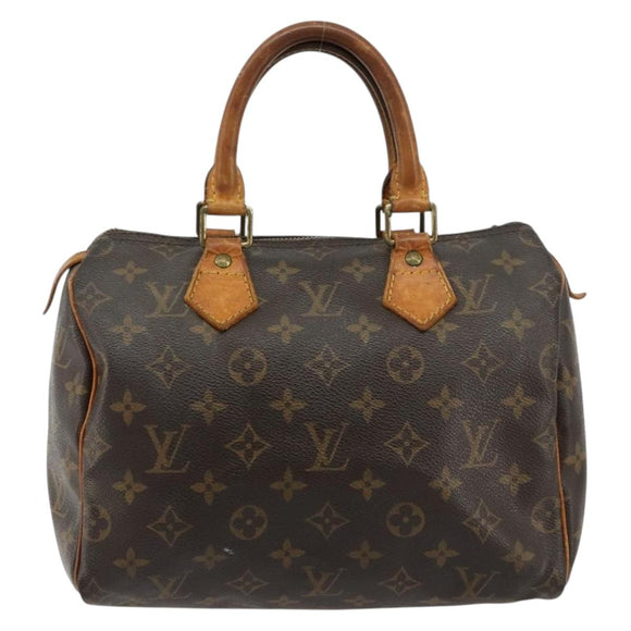 LOUIS VUITTON Monogram Speedy 25 Hand Bag M41528 LV Auth 180823