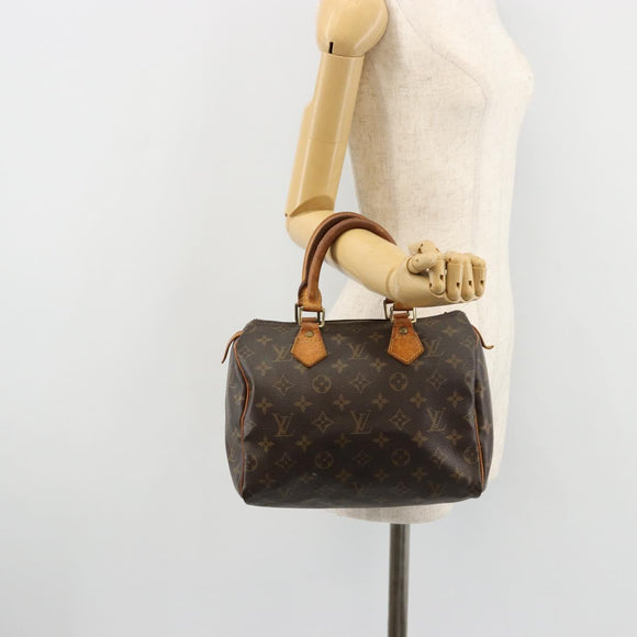 LOUIS VUITTON Monogram Speedy 25 Hand Bag M41528 LV Auth 180823