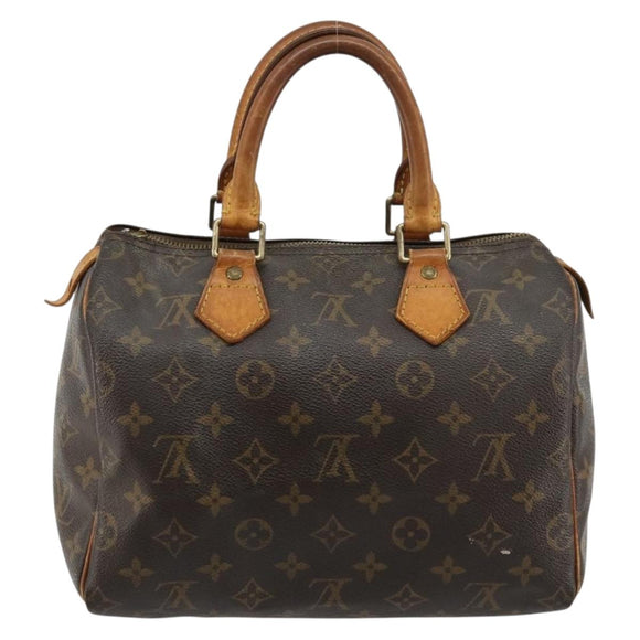 LOUIS VUITTON Monogram Speedy 25 Hand Bag M41528 LV Auth 180823