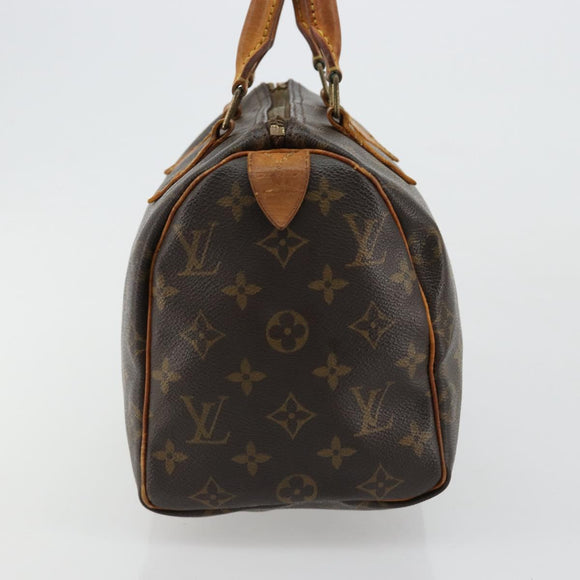 LOUIS VUITTON Monogram Speedy 25 Hand Bag M41528 LV Auth 180823