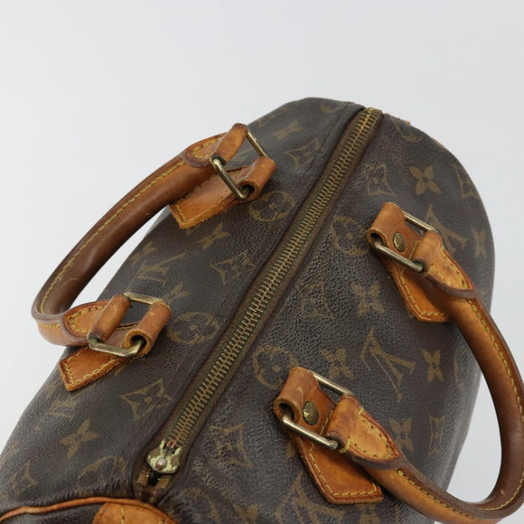 LOUIS VUITTON Monogram Speedy 25 Hand Bag M41528 LV Auth 180823
