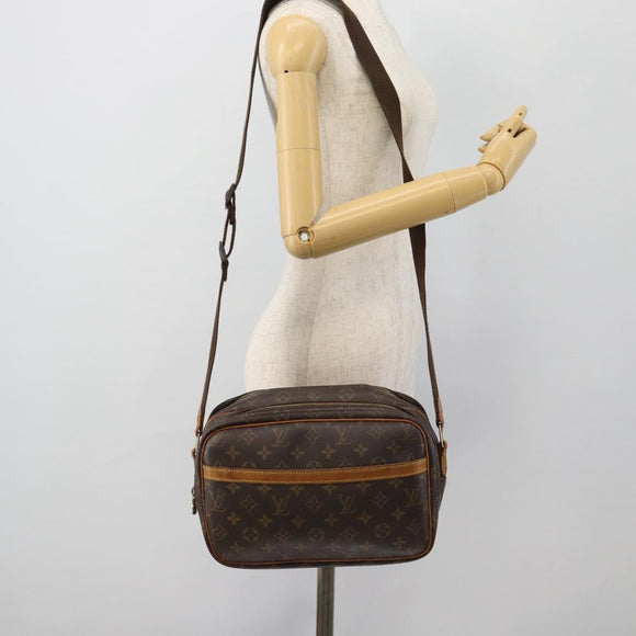 LOUIS VUITTON Monogram Reporter PM Shoulder Bag M45254 LV Auth 180824