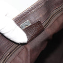 GUCCI GG Supreme Tote Bag PVC Beige Silver 114595 Auth 180826-12