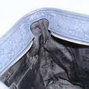 GUCCI GG Canvas Guccissima Tote Bag Leather Navy Gold 211138 Auth 180831-20
