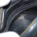 CHANEL Matelasse Chain Shoulder Bag Lamb Skin Black Gold CC Auth 180833A-18