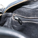 CHANEL Matelasse Chain Shoulder Bag Lamb Skin Black Gold CC Auth 180833A-21