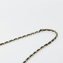 CHANEL Matelasse Chain Shoulder Bag Lamb Skin Black Gold CC Auth 180833A-14